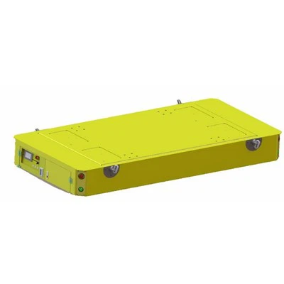 Mobilne pojazdy AGV linii produkcyjnej